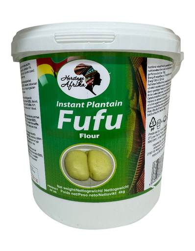 HERITAGE AFRIKA - PLANTAIN FUFU BUCKET 4KG