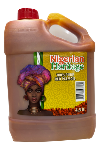 NIGERIAN HERITAGE - PURE RED PALM OIL 4.5L